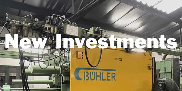 Buhler H400B Diecasting Machine, one of our new investments